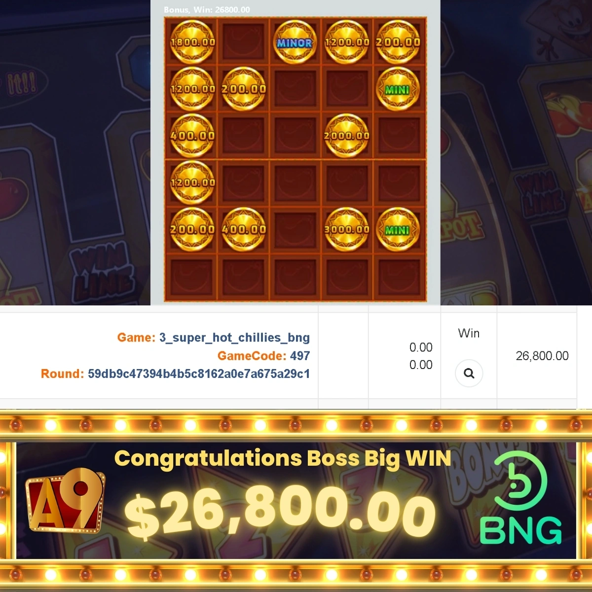 A9today & A9play Casino betting jackpot winner | Menang besar | Win RM10000 with RM25