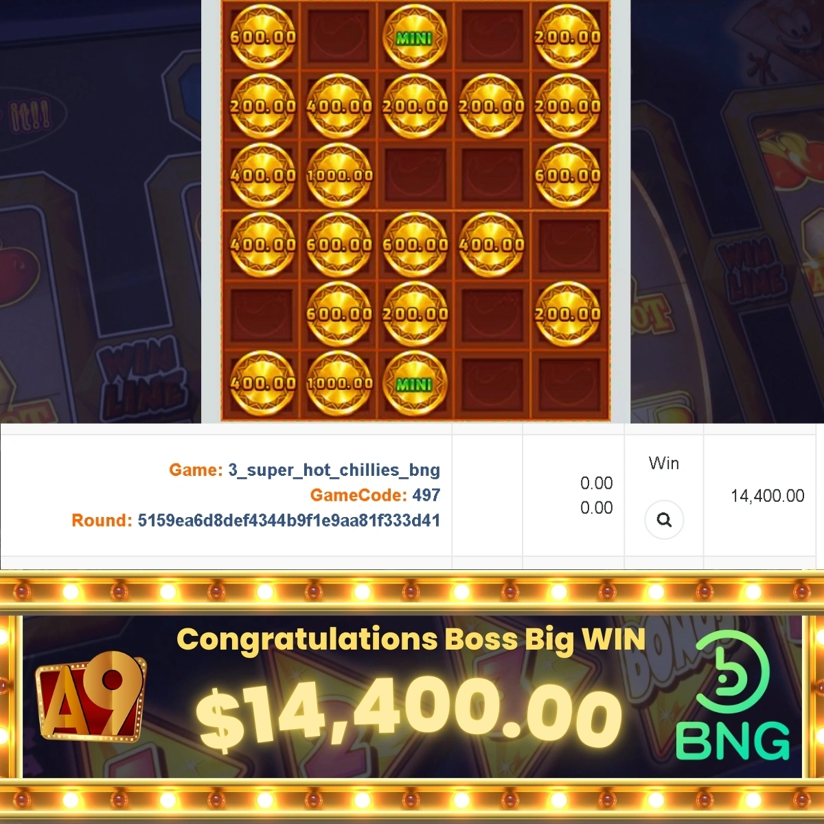 A9today & A9play Casino betting jackpot winner | Menang besar | Win RM18193.76 with RM0.25