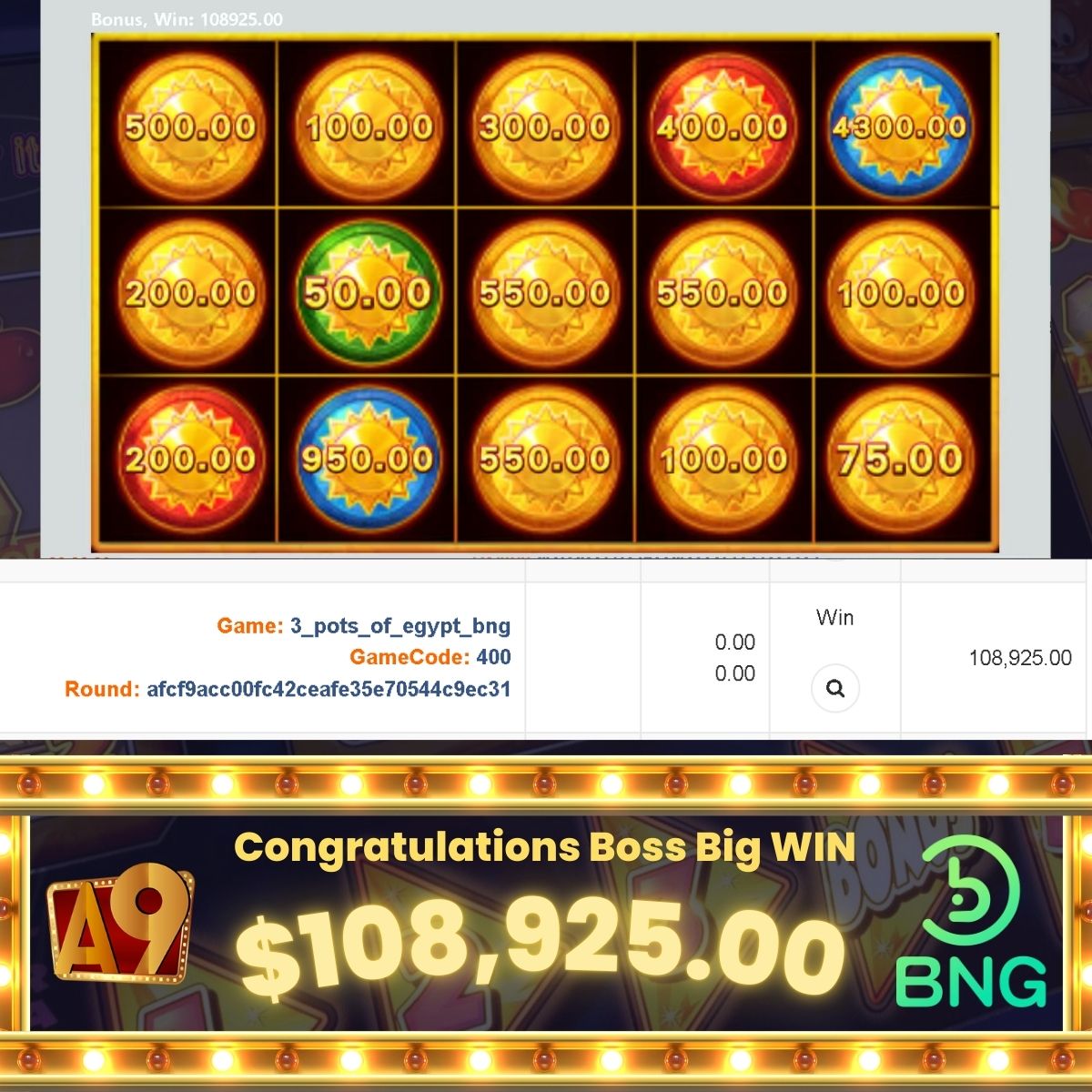 A9today &A9play Casino betting jackpot winner | Menang besar | Win RM23400 with RM24